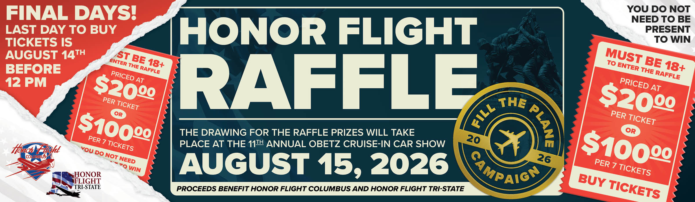 2026 Honor Flight Raffle